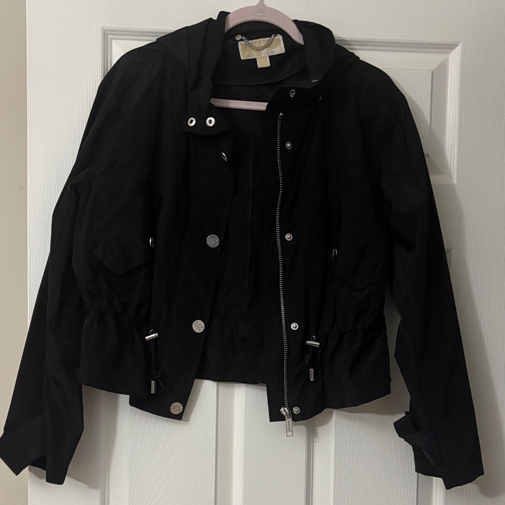 Michael Kors Black Utility Jacket